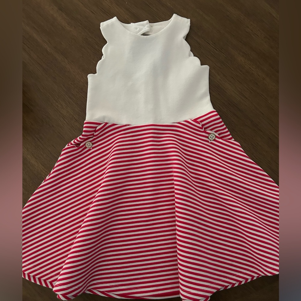 Beautiful candy cane Janie and Jack dress size 6